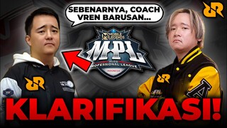 KLARIFIKASI!! ALASAN COACH RRQ VREN MENGHILANG!!!😱