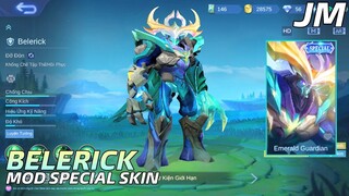 Mobile Legend : Mod Special Skin Belerick Hộ Vệ Lục Bảo - Jin Moba