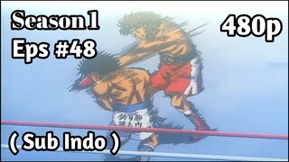 Hajime no Ippo Season 1 - Episode 48 (Sub Indo) 480p HD