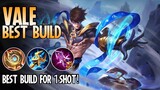 Vale Best Build For 2021 | Top 1 Global Vale Build Guide | Vale Gameplay - Mobile Legends: Bang Bang