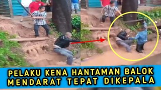 HANTAM JANGAN SAMPAI LOLOS || Para Maling Dibuat Tak Berdaya Dengan Hantaman Balok