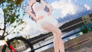 【4K/崩坏3】纯白半透连衣裙ღ大鸭鸭 - Queendom