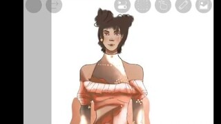 【时尚插画】用笔尖走秀！动态时装设计全过程