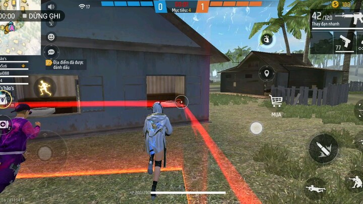 Hihi nay chơi free fire nè tiếng ù quá nên không nghe rõ giọng mình nên quyết định sẽ quay thêm nữa