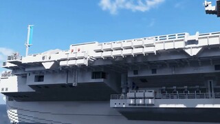 【MC 4K】It took me 60 days to finish the 004 super aircraft carrier