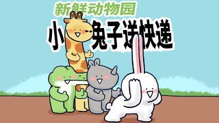 【新鲜动物园】今天是超快的邮递员小兔子，没想到他朋友比他还快。