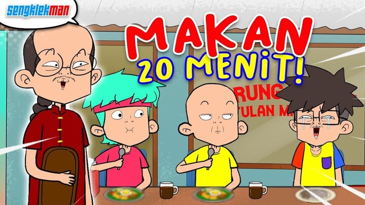 WAKTU MAKAN CUMA 20 MENIT SAAT MASA PPKM - SENGKLEKMAN