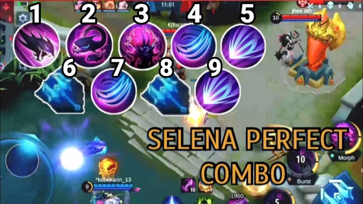 SELENA PERFECT COMBO • MOBILE LEGENDS