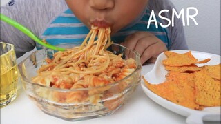 ASMR spaghetti bolognese