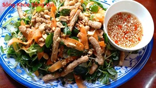 Gỏi chay.Gỏi bóng cá chay.Món ăn chua ngọt