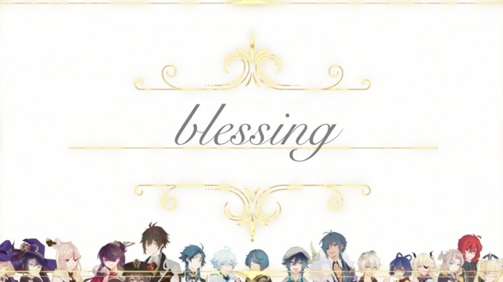 [ Genshin Impact handwritten ] Blessing of all staff