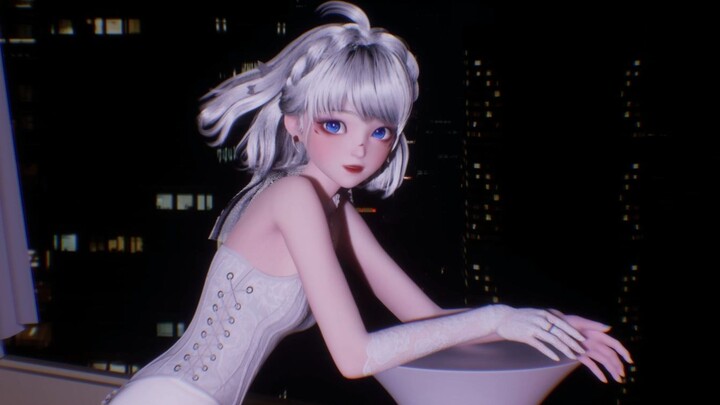 神女降临！每根发丝都在发光！