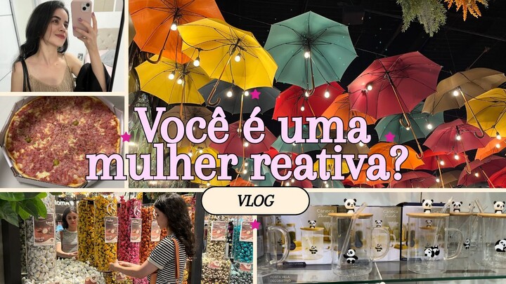 Aprendendo a ser menos reativa |VLOG de rotina, autocuidado e passeios 🕯️✨