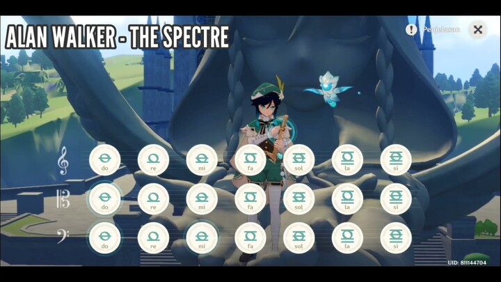 "UP Movie" Theme & ALAN WALKER "THE SPECTRE" [Windsong Lyre] - Genshin Impact (Indonesia)