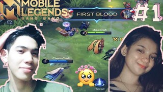 MLBB Couple Gaming Part 1 | lakas ko mag layla (tagalog)