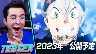 "IM TIRED OF WAITING" BLACK CLOVER MOVIE TRAILER TEASER REACTION!