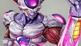 Two-dimensional painted white hole Frieza's second form is in production