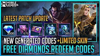 New redeem codes in Mobile legends | Redeem codes in ml new event | New event redeem codes