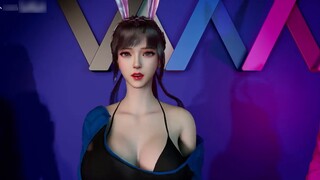 Xiaowu-Rok Mini-MMD menari-Model yang disesuaikan dengan pesan penggemar-Satu untuk tiga