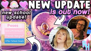 A NEW UPDATE FOR THE NEW SCHOOL RELEASED EARLY?! 🏰 Royale High Update News w/ Iris