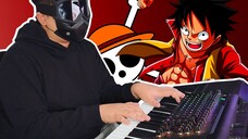 Smooth Jazzy Piano | One Piece OP 24 | Paint Piano Jam Cover