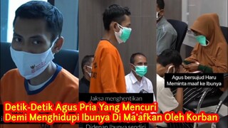 Terekam Jelas! Detik-Detik Agus Pria Yang Mencuri Demi Menafkahi Ibunya Dima'afkan Oleh K0rb4n