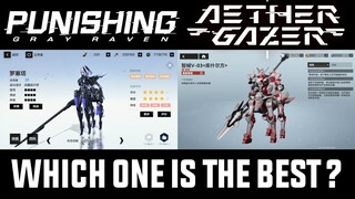 COMPARING ENEMIES BETWEEN PUNISHING GRAY RAVEN AND AETHER GAZER