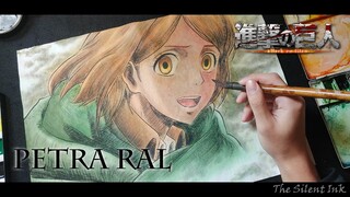 Drawing Attack on Titan 進撃の巨人 Petra Ral /The Silent Ink