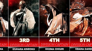 BLEACH - Original Gotei 13 And Their Rank