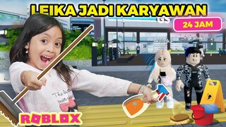 JIKA LEIKA 24 JAM MENJADI KARYAWAN MINIMARKET [ROBLOX INDONESIA]