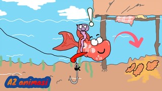 Mancing ikan lulusan sarjana S1 | kartun lucu | funny cartoon | jokes | comedy
