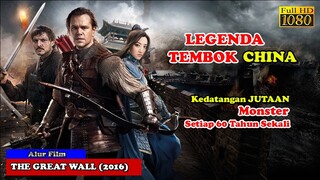 KETIKA TEMBOK CHINA DI SERANG JUTAAN MONSTER CERDAS & GANAS | Alur Cerita Film GR34T W4LL (2016)