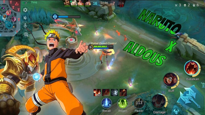 Gile Kurama-nya Bisa Terbang 😱 ! Naruto X Aldous