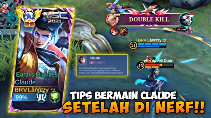 TIPS BERMAIN CLAUDE SETELAH DI NERF - CLAUDE EXE #BestOfBest