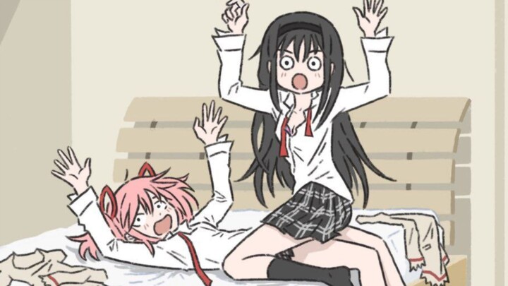 Homura: You said you didn't see anything!