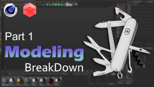 Part 1 - Modeling Breakdown / Victorinox Huntsman / Cinema 4D + Redshift