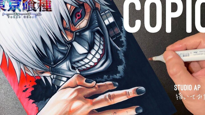 TokyoGhoul | Drawing kaneki | copic | Anime Drawing