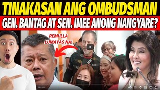 BANTAG MALAYA nasa KANYANG KASO, SOJ REMULLA TINAKASAN ANG OMBUDSMAN SEN IMEE INVITED si BANTAG