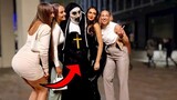 The Nun Prank-Craziest and Funniest Reactions Halloween 2022