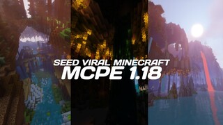 MENCOBA 3 SEED MCPE 1.18 YANG VIRAL DI TAHUN 2022 ! Mansion ada di lush cave? WTF!!!