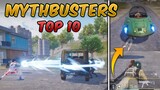 Top 10 MythBusters | PUBG Mobile | Dragon Ball Super | Tips & Tricks Update 2.7 Myths #25