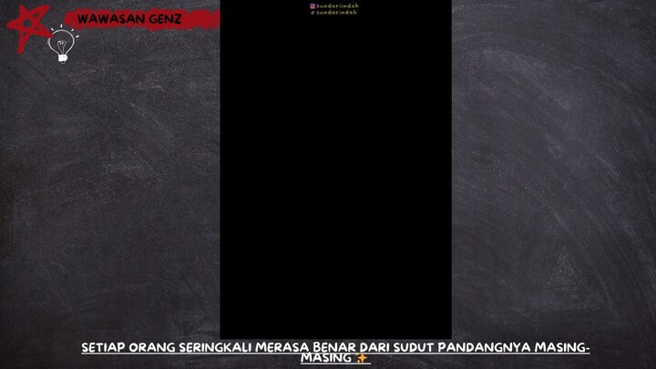 Merasa Benar Dari Sudut Panding Sendiri