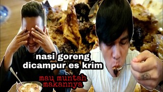 kuliner paling "GILA" , mual - mual dibuatnya,food vlooger aneh | city ice cream Medan | makan tatto