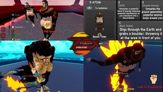 ALL BEAST TITAN POWERS UNLOCKED VS.BEAST TITAN|KURAMA|KAIDO|ROBLOX|AFS