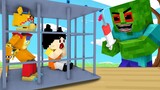 Monster School : Squid Game Doll x Fnaf Freddy w\ Bad Zombie - Sad Story - Minecraft Animation