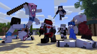 CÁC YOUTUBER MINECFAFT NỔI ĐIÊN TẤN CÔNG REDHOOD - CRAZY MINECRAFT YOUTUBERS AGAIN REDHOOD