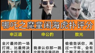 【虎扑锐评】哪吒之魔童闹海角色评分排行，你觉得哪吒2好不好看？