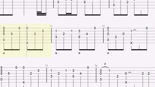 [Fingerstyle Guitar Tab] World Famous Song Chengdu