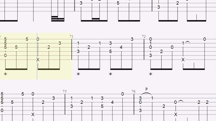 [Fingerstyle Guitar Tab] World Famous Song Chengdu