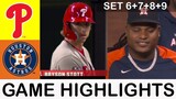 Philadelphia Phillies vs. Houston Astros (10/29/22) WORLD SERIES Game 2| MLB Highlights (6+7+8+9)